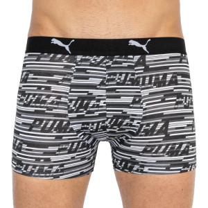 Труси-боксери Puma LOGO AOP BOXER 2P сірий, білий, чорний Чол L 501003001-200