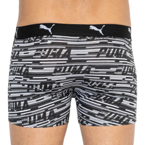 Труси-боксери Puma LOGO AOP BOXER 2P сірий, білий, чорний Чол L 501003001-200