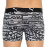 Труси-боксери Puma LOGO AOP BOXER 2P сірий, білий, чорний Чол L 501003001-200