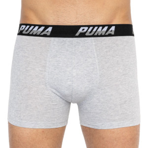 Труси-боксери Puma LOGO AOP BOXER 2P сірий, білий, чорний Чол L 501003001-200