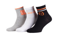 Шкарпетки Sergio Tacchini 3-pack чорний, помаранчевий, білий Жін 36-39 13890462-2