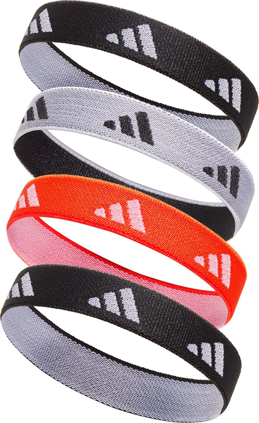Резинка для волосся Adidas Hair Ties чорний, білий, червоний Жін One Size ADAC-16210
