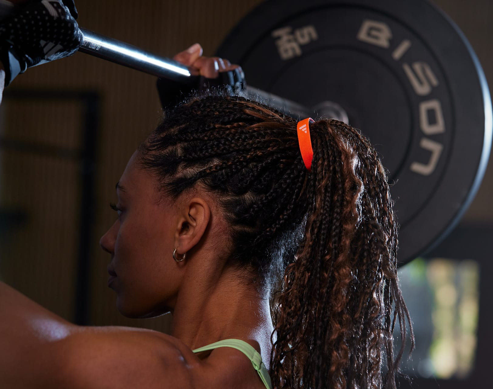 Резинка для волосся Adidas Hair Ties чорний, білий, червоний Жін One Size ADAC-16210