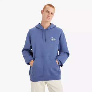 Кофта Levi's RELAXED FIT GRAPHIC HOODIE blue 384790296