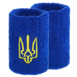 Напульсник махровий спортивний Герб України BC-9280-BL BC-9280-BL