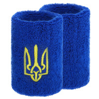 Напульсник махровий спортивний Герб України BC-9280-BL BC-9280-BL