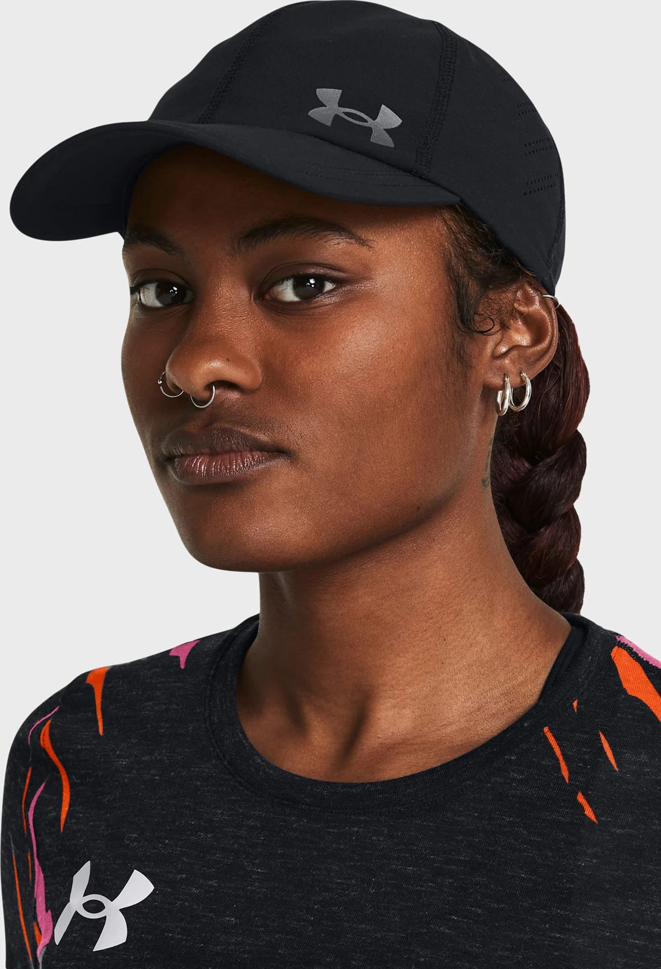 Бейсболка UA W Iso-chill Launch Adj чорний Жін One Size 1383478-001
