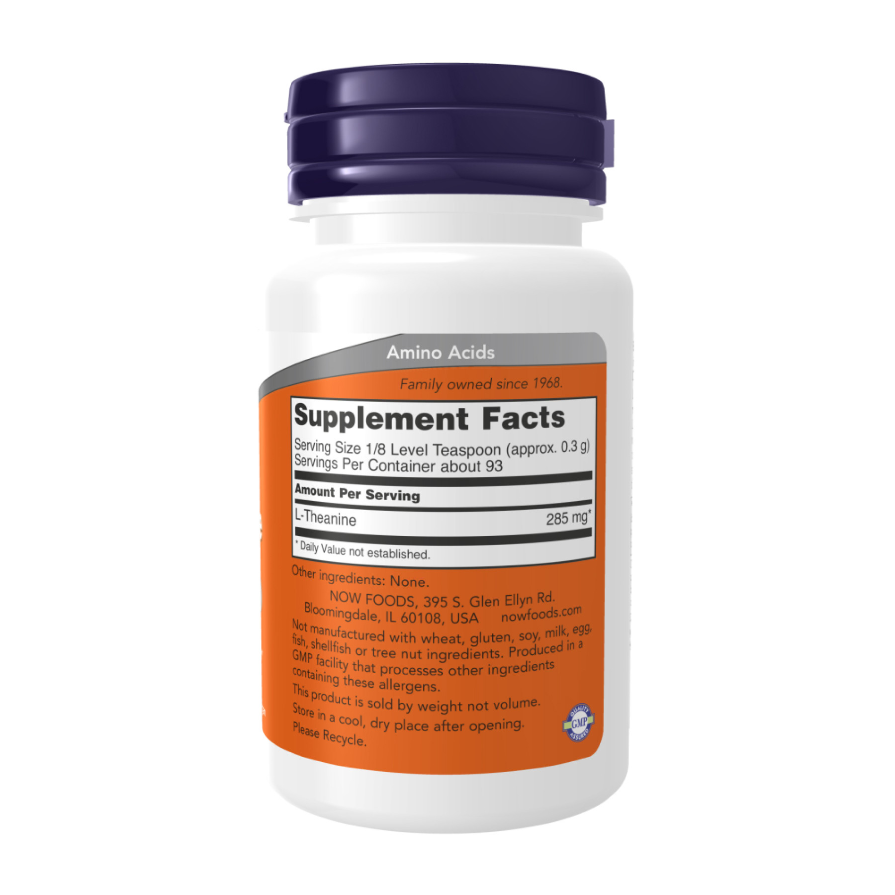 Порошок Now Foods L-Theanine Powder - 28g 2023-10-4530