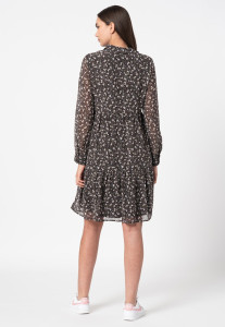 Сукня ONLFREE L/S SHIRT DRESS WVN 15245725-Black-AOP:FLOWER ONLY S Чорний 15245725-BLACK-AOP:FLOWER