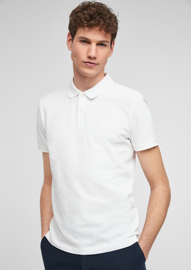 Поло Polo The shirt REGULAR FIT 130.11.899.13.130.2024581-01A1 s.Oliver 3XL Білий 03.899.35.5268-01A1