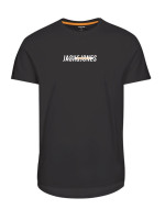 Футболка JJTEO TEE SS 12200238-Black-Print:Small print Jack&Jones L Чорний 12200238-BLACK-PRINT:SMAL