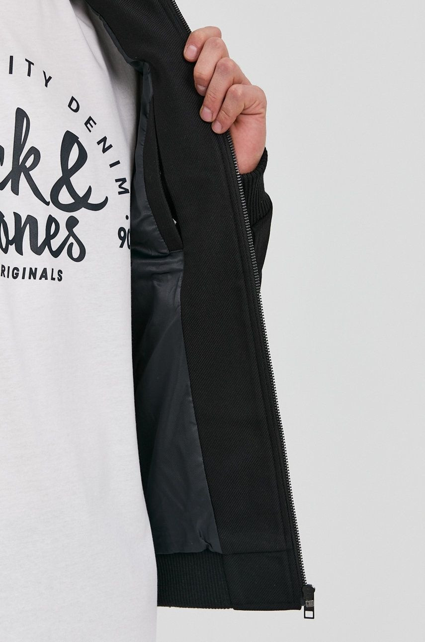 Куртка JJEHENRI BOMBER JACKET NOOS 12190018-Black Jack&Jones S Чорний 12190018-Black
