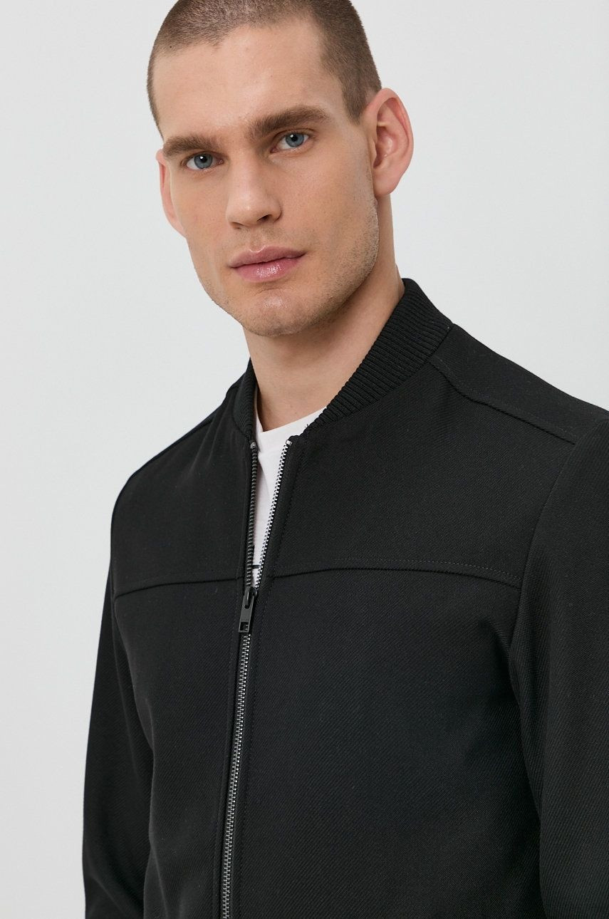 Куртка JJEHENRI BOMBER JACKET NOOS 12190018-Black Jack&Jones S Чорний 12190018-Black