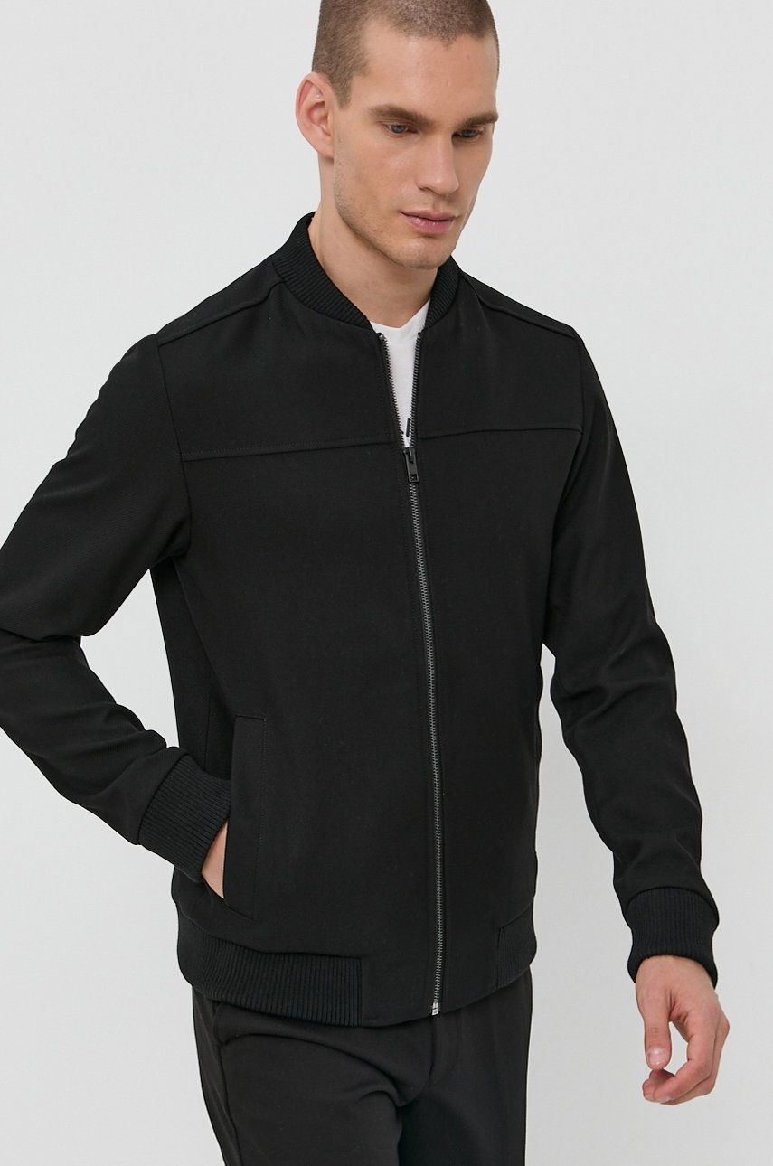 Куртка JJEHENRI BOMBER JACKET NOOS 12190018-Black Jack&Jones S Чорний 12190018-Black