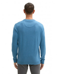 Кофта men's Pullover sweater 1039805-37095 Tom Tailor L Синій 1039805-37095