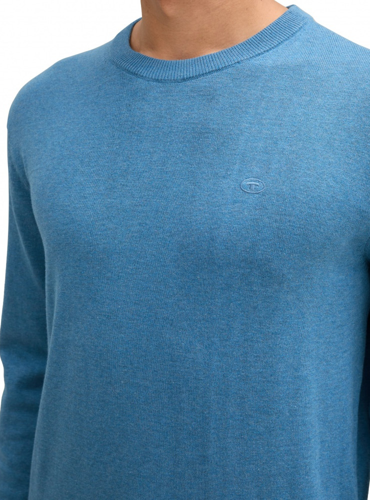 Кофта men's Pullover sweater 1039805-37095 Tom Tailor L Синій 1039805-37095