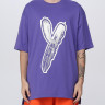 Футболка adidas Y-3 LOGO GFX TEE Oversized Purple HY1273