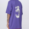 Футболка adidas Y-3 LOGO GFX TEE Oversized Purple HY1273