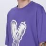 Футболка adidas Y-3 LOGO GFX TEE Oversized Purple HY1273