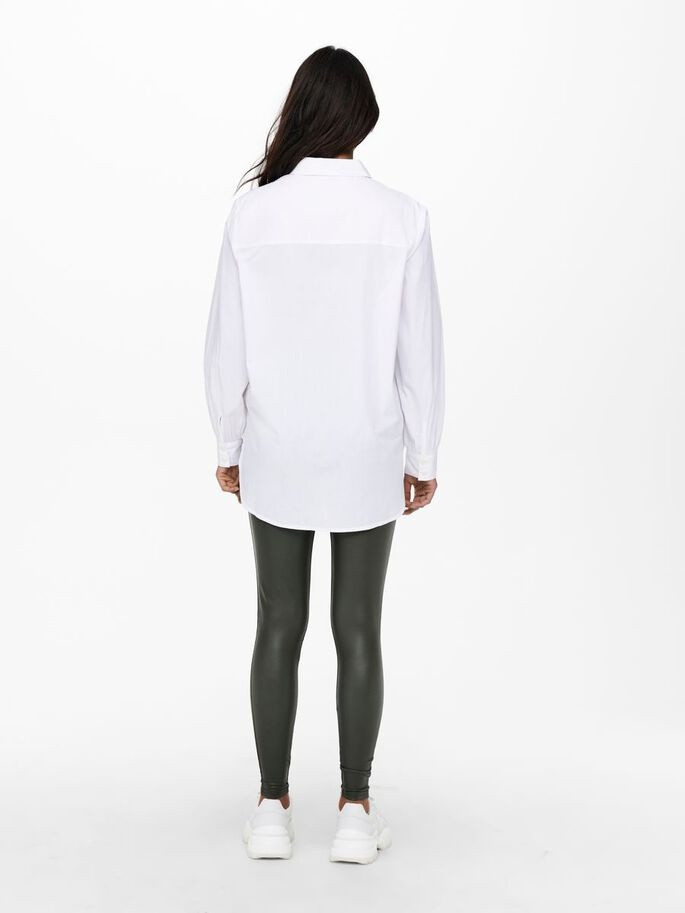 Сорочка ONLNORA NEW L/S SHIRT WVN NOOS 15227677-White ONLY L Білий 15227677-White