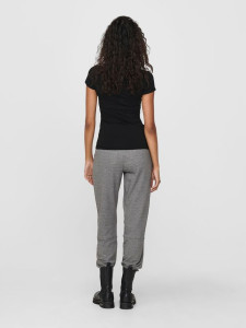 Футболка ONLLIVE LOVE LIFE S/S ONECK TOP NOOS JRS 15205059-Black ONLY S Чорний 15205059-BLACK