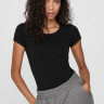 Футболка ONLLIVE LOVE LIFE S/S ONECK TOP NOOS JRS 15205059-Black ONLY S Чорний 15205059-BLACK