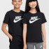 Футболка підліткова K NSW TEE FUTURA HBR FZ5178-010 Nike L Чорний FZ5178-010