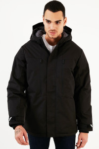 Куртка JCOSPORTY PUFFER 12215659-Black Jack&Jones XXL Чорний 12215659-BLACK