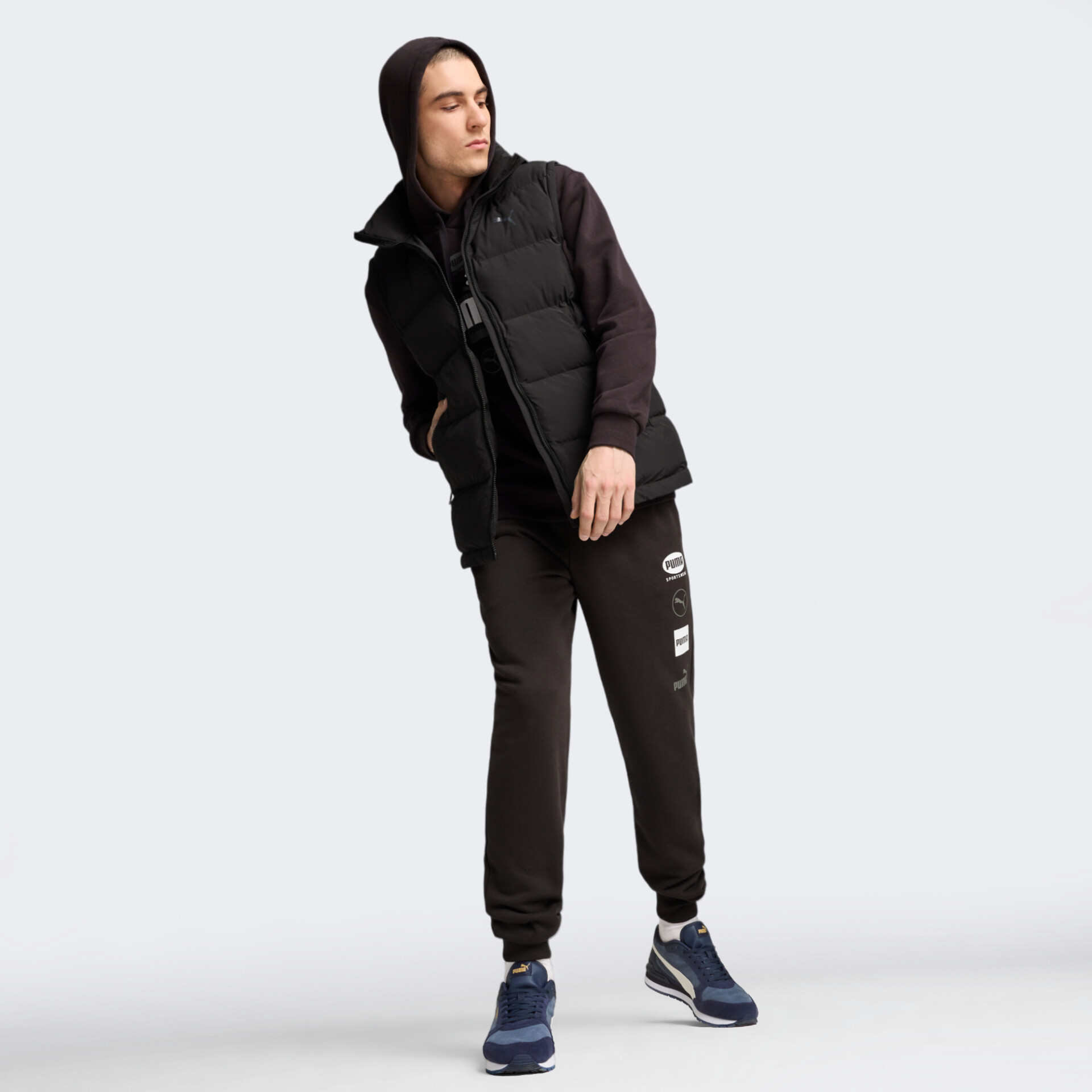 Жилетка чоловіча Puma Mono Vest Black 626468-01 626468-01