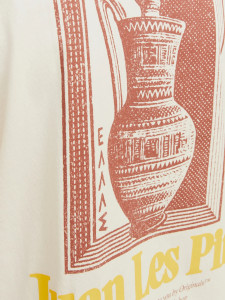 Футболка Jack & Jones JORMILOS TEE SS CREW NECK SN 12256330-Buttercream