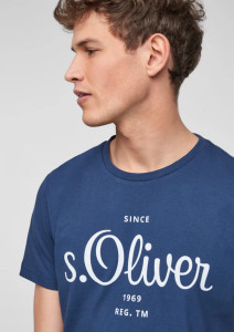 Футболка 130.11.899.12.130.2057432-5693 s.Oliver M Синій 03.899.32.6954-5693