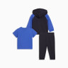 Костюм спортивний дитячий Tee Hooded FZ and Pants Set 69329216 Puma 80 Синій 69329216