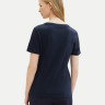 Футболка Organic cotton t-shirt 1041533ХХ10668 Tom Tailor L Темно-синій 1041533ХХ10668