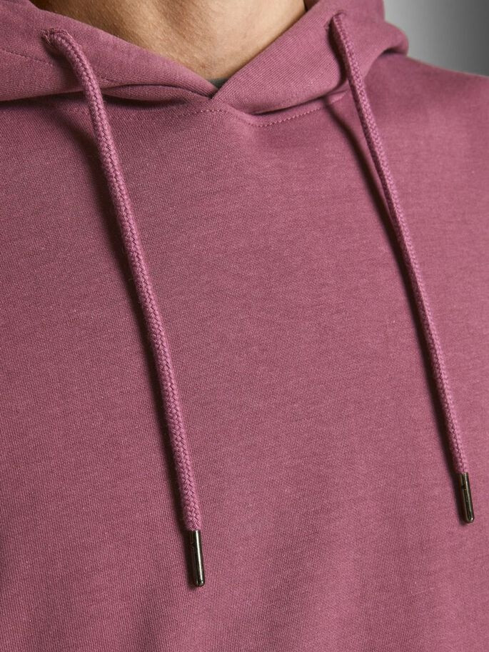 Худі JJEBASIC SWEAT HOOD NOOS 12182537-Hawthorn Rose-Fit:REG Jack&Jones XL Розовий 12182537-Hawthorn Rose-Fi