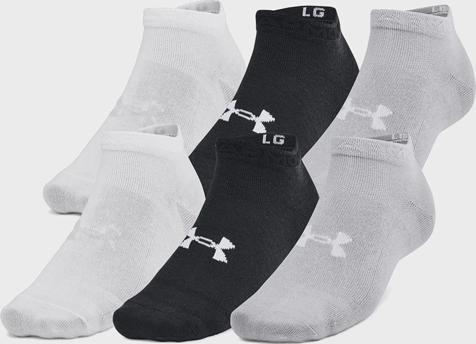 Шкарпетки Unisex UA Essential 6pk Low чорний Уні SM 1386239-002