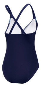 Купальник закритий для жінок Aqua Speed GRETA II 1170 темно-синій, блакитний Жін 36 351-24