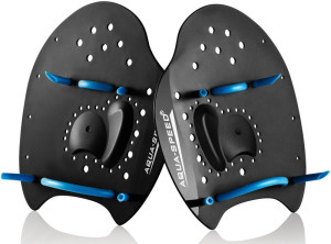 Лопатки для плавання Aqua Speed Skill Paddle 1791 чорний, синій Уні L 21,5х20см 147-07L