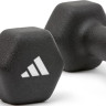 Гантелі Adidas Dumbbells чорний Уні 2 кг ADWT-11402-NL