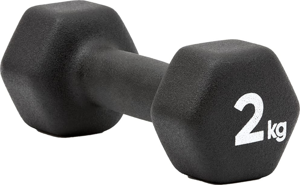Гантелі Adidas Dumbbells чорний Уні 2 кг ADWT-11402-NL