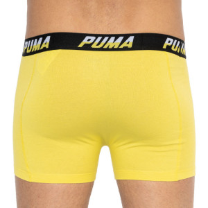 Труси-боксери Puma LOGO AOP BOXER 2P сірий, жовтий Чол L 501003001-020