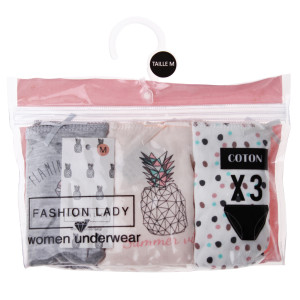 Труси Fashion Lady SLI SLIP F сірий, білий, бежевий Жін L 12890281-2