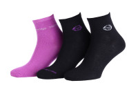 Шкарпетки Sergio Tacchini 3-pack чорний, рожевий Жін 35-37 13840444-2