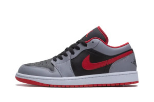 Кросівки Nike Air Jordan 1 Low Zapatillas Grey/Black 553558-060