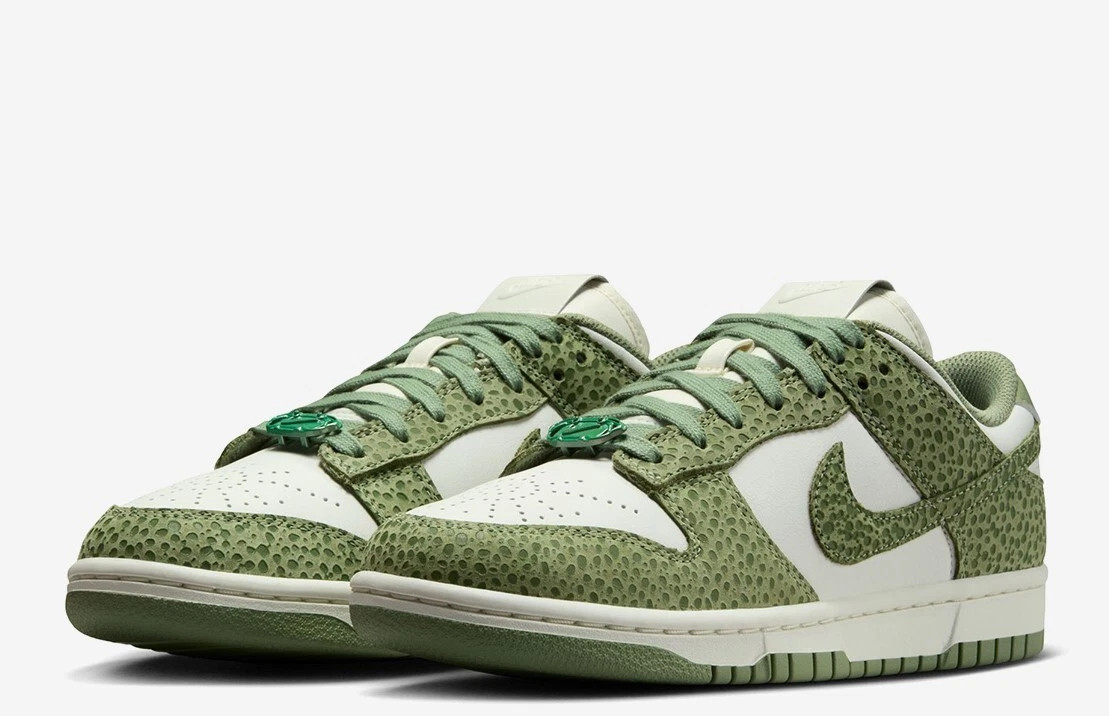 Кросівки жіночі Nike Dunk Low Green/White FV6516-300