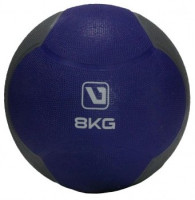 Фітбол MEDICINE BALL синій, чорний 8кг-286мм (LS3006F-8) LS3006F-8