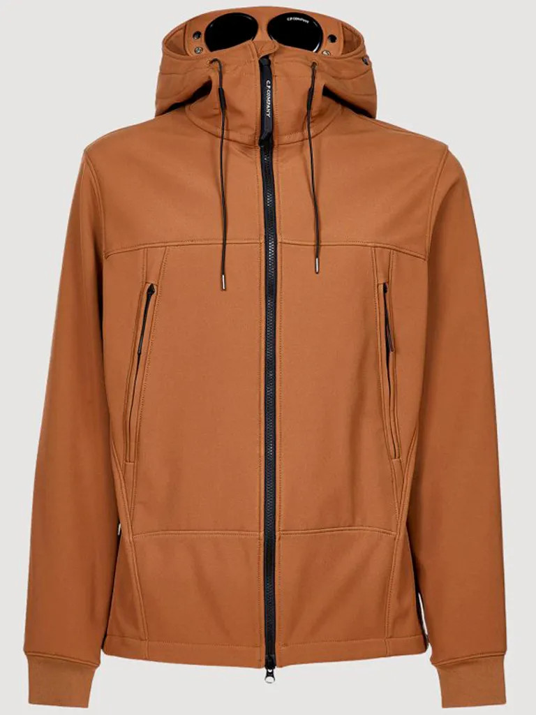 Куртка CP Company Brown Shell-R Goggle Jacket 13CMOW002A 006097A