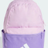 Рюкзак Adidas LK BP 3BAR 11,5L рожевий, фіолетовий Діт 11x25x34 см JD1923