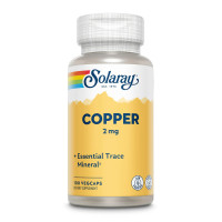 Капсули Solaray Copper 2mg - 100 caps 2023-10-5691