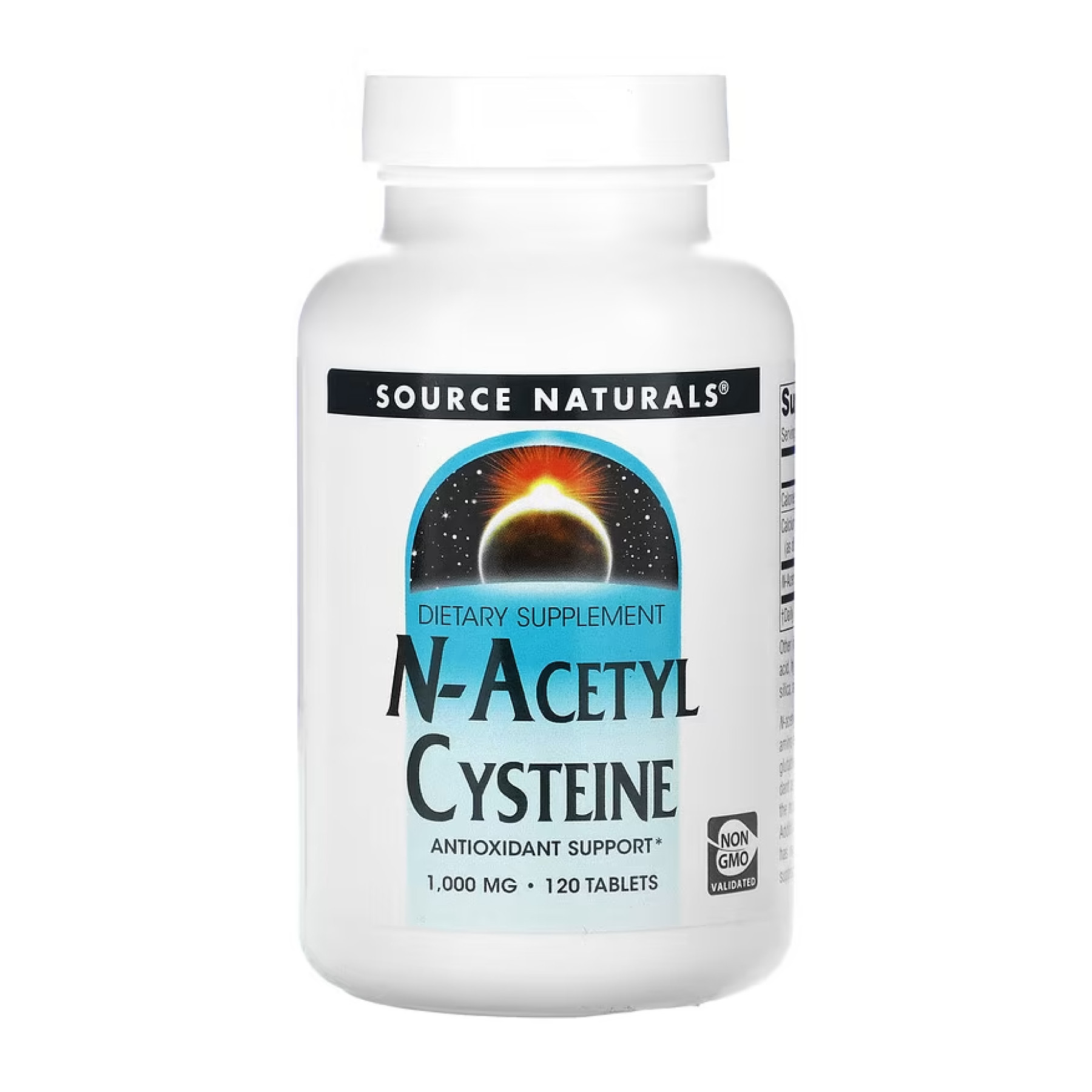 Таблетки Source Naturals N-Acetyl Cysteine 1000mg - 120 tabs 2023-10-5280