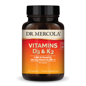Капсули Dr. Mercola Vitamins D3 & K2 - 30 caps 2023-10-3952